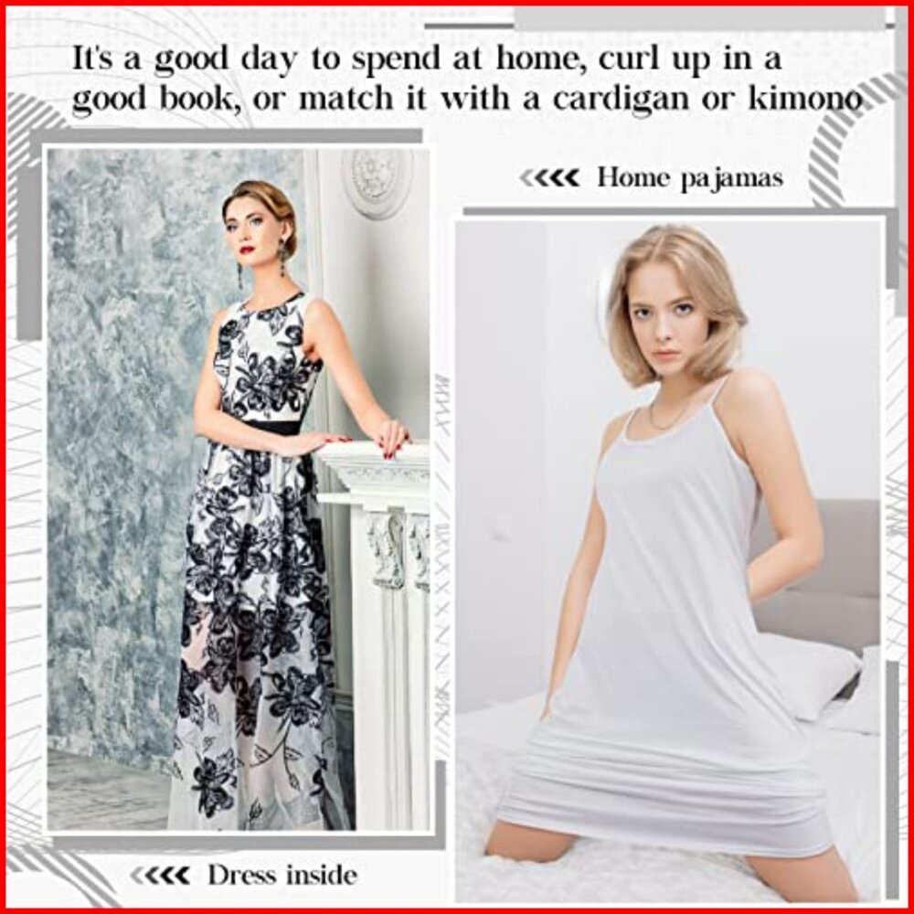 Adjustable Spaghetti Strap Full Slip For Under Dr… - image 6